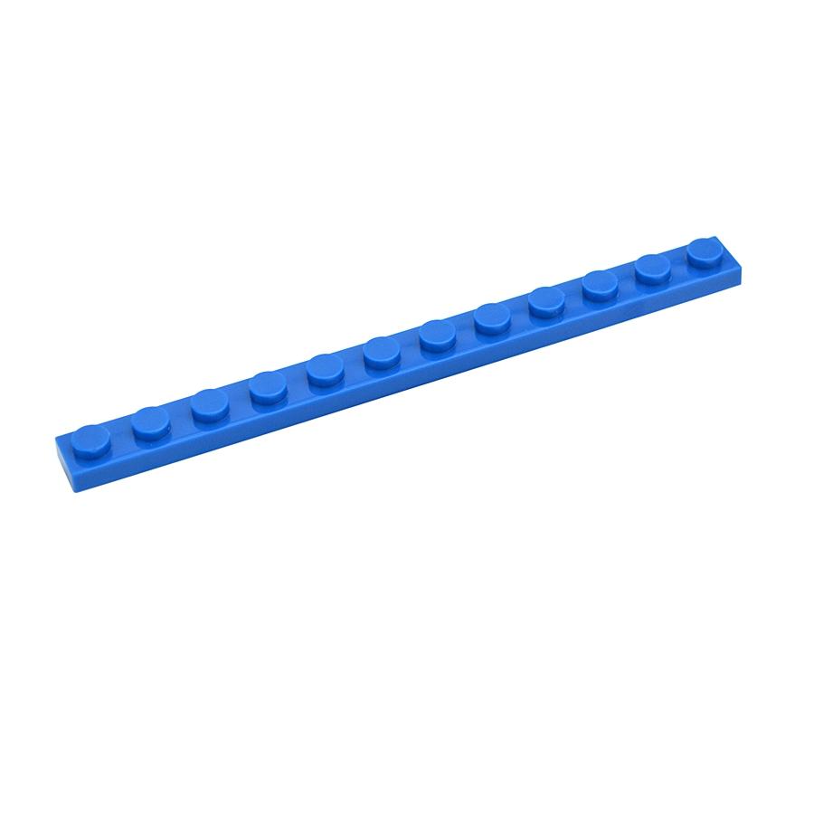 20Pcs MOC Thin Bricks 60479 Plate 1x12 Dots Model Building Blocks Bulk Colorful Parts DIY Educational Technical Classic Kid Toy
