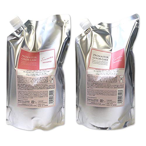 Set sale: Hoyu Promaster Color Care Sweetia Shampoo 1000ml x Treatment 1000g set