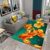 Living Room Kitchen Bedroom Entrance Rug Home Gift Cute Dreamy Goldfish Rug Bathroom Non-Slip Rug Mat