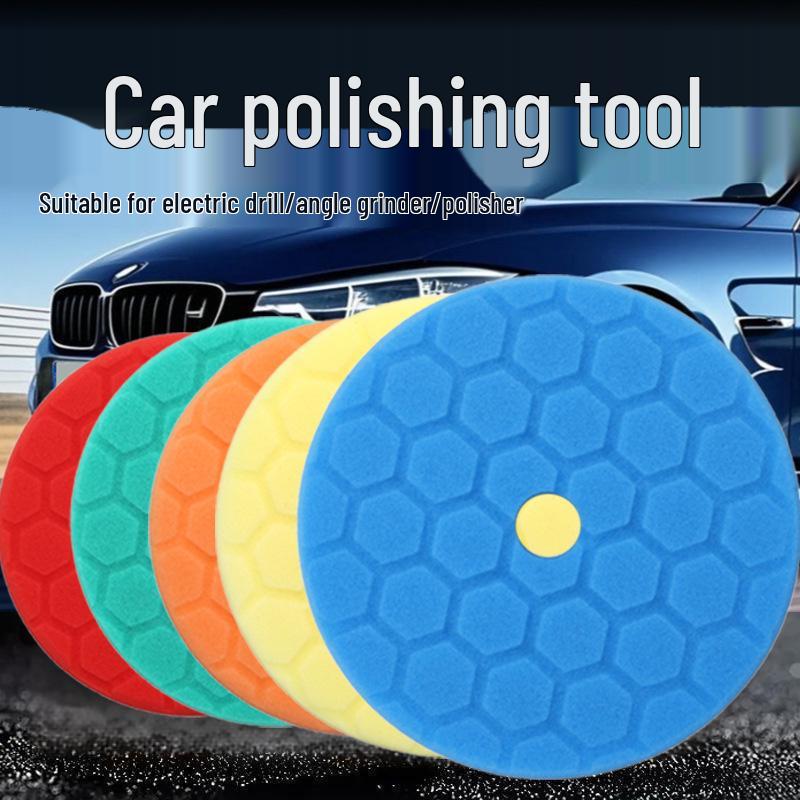 Hexagonal Turtle Pattern Polishing Sponge Pad for Cars and Furniture