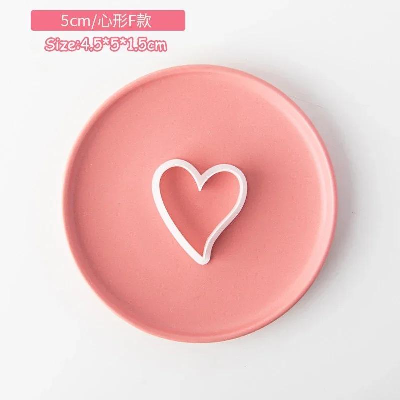 Mini Geometrische Herzform Keksform Valentinstag Liebesherz Ausstechform Fondant Ausstecher Kuchen Dekorieren Backwerkzeug