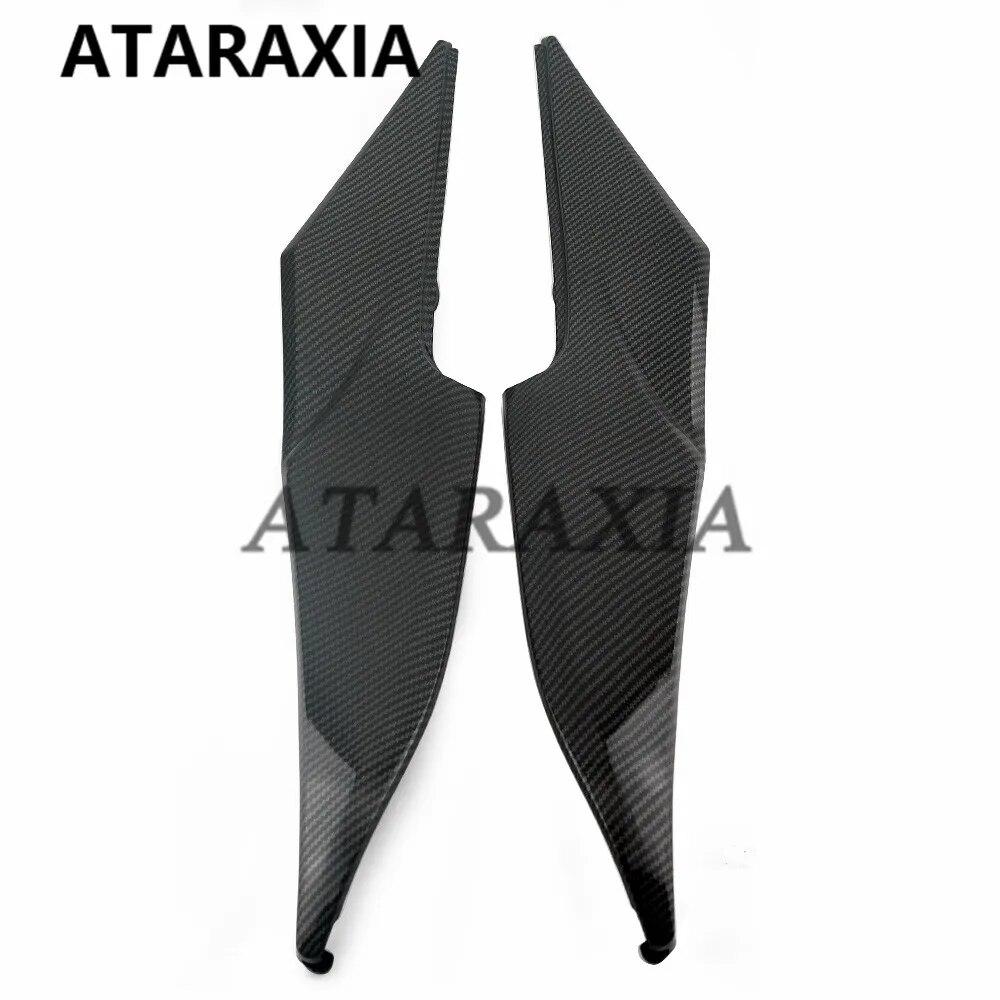 Carbon Fiber Motorcycle Tank Side Cover Panel Fairing Cover Fairing Cowl For Kawasaki ER6N ER6F ER6 EX650 2006 2007 2008