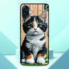 Lovely Kitten Anime Phone Case For Samsung Galaxy A07 4G Painted TPU Black Back Cover A 07 Soft Silicone Protective Fundas