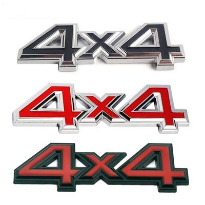 1 autocollant 3D en métal pour voiture 4x4, 4 roues motrices, emblème, badge, accessoires de style