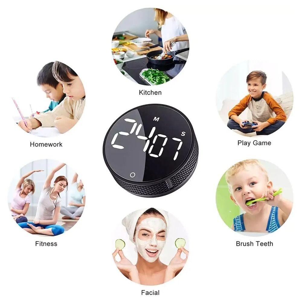 Countdown Function Digital Timer Large LED Display Mechanical Timer Countdown Timer  Fitness