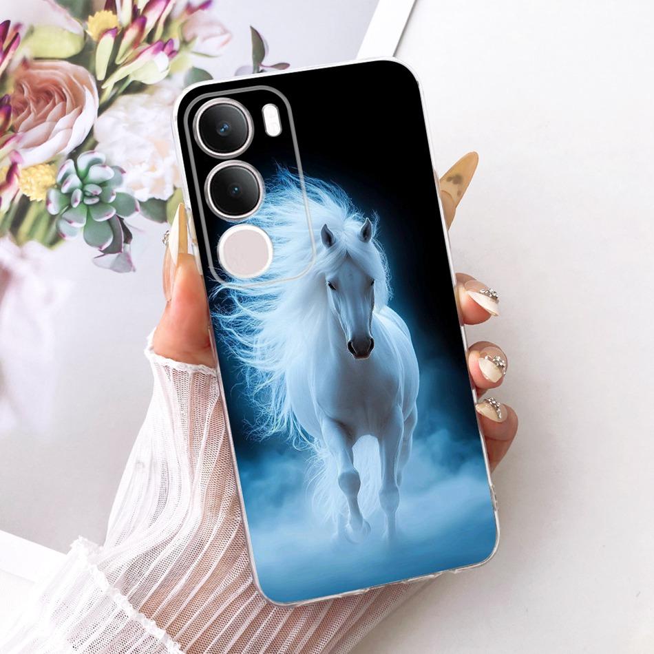 For Vivo Y19s Pro Cool Dragon Tiger Pattern Phone Case For Vivo Y19s Y 19S Pro V2419 Soft Silicone TPU Cases