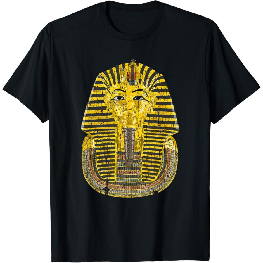 King Pharaoh Tutankhamun T-Shirt Egypt Tut Egyptian Gift Tee T-Shirt S