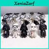 Premium Deadpool Star Wars Keychain Darth Vader Keyring Pvc Couple Bag Car Charm