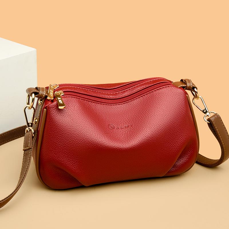Luxury High Quality Women Messenger Bag Famous Designer Lady Shoulder Bags Fashionable Pu Leather Trendy Crossbody Bolsas Sac A