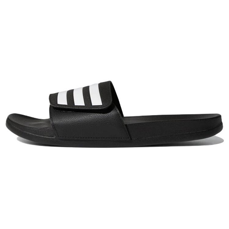 adidas Adilette Comfort Adjustable Slide Black White Men s GZ8951 EU 40.5