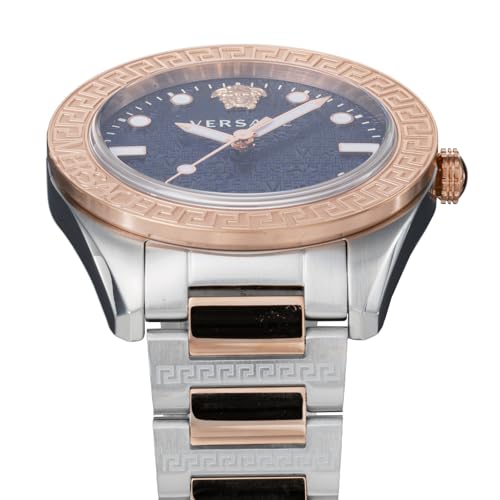 Versace Grecadome Casual Watch VE2T00724 Men's Pink Gold