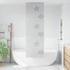 VidaXL Store enrouleur de douche 70x240 cm largeur du tissu 66 cm, store de douche, store enrouleur de rideau de douche, 4014888