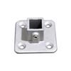 Conector de Tubo Quadrado de Liga de Alumínio Conexão de Reposição Fixador Junta Fixa Cotovelo de 3 Vias Acessório de Tubo Fácil de Instalar