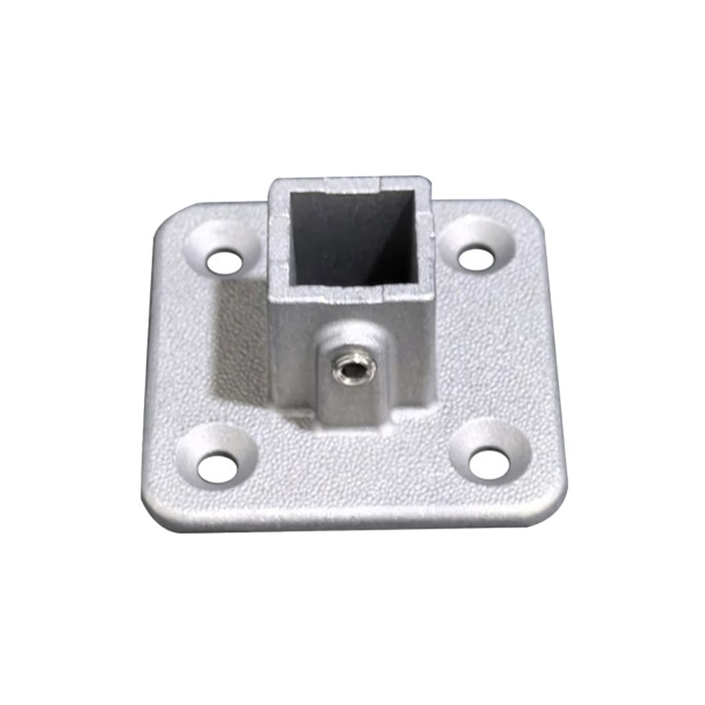 Conector de Tubo Quadrado de Liga de Alumínio Conexão de Reposição Fixador Junta Fixa Cotovelo de 3 Vias Acessório de Tubo Fácil de Instalar
