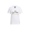 Large Logo Panda Print Casual Short Sleeve T-Shirt Women Tops White HT6900