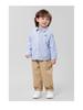 Trendy European Boys' Long Sleeve Casual Shirt - Spring/Autumn Kids' Clothing
