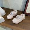 Youth style shoes Girls Casual Mesh Sneakers Soft Rubber Sole Round Toe With Kids Ages 4-12