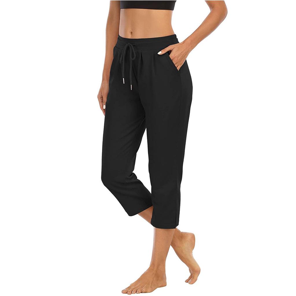 Buy Women Capri Cropped Yoga Pants 