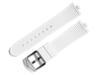 King Watch Parts Compatible with Bulgari Diagono Sport CH35 Aftermarket Rubber [Import Original] - - Strap, White, 22/18mm