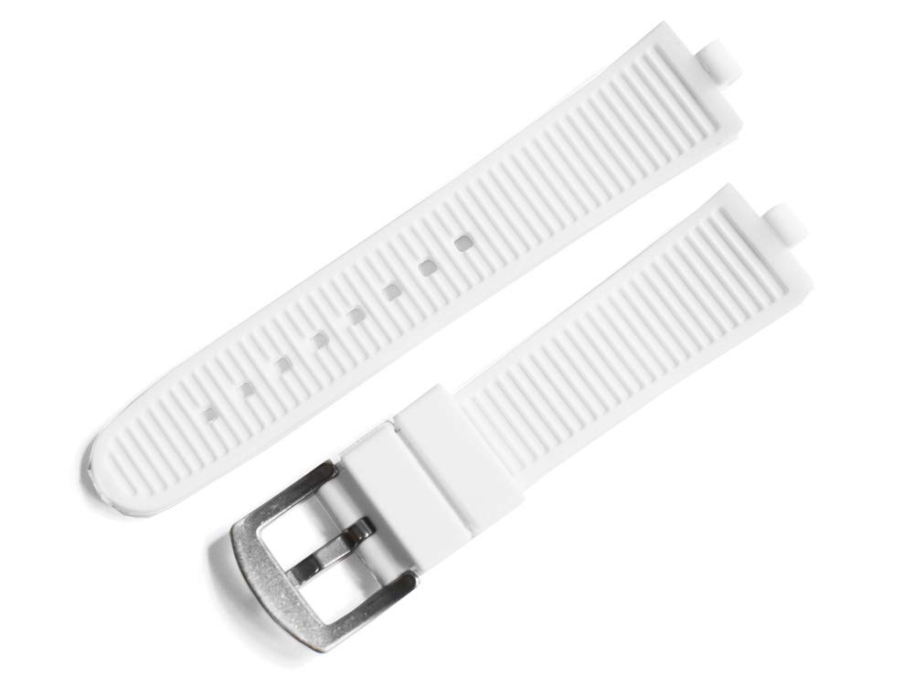 King Watch Parts Compatible with Bulgari Diagono Sport CH35 Aftermarket Rubber [Import Original] - - Strap, White, 22/18mm