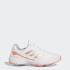 Zapatos de golf ZEDGE 23 Footwear Fusion cm M [Adidas Golf] Mujer Blanco/Plata Metalizado/Coral 24.0