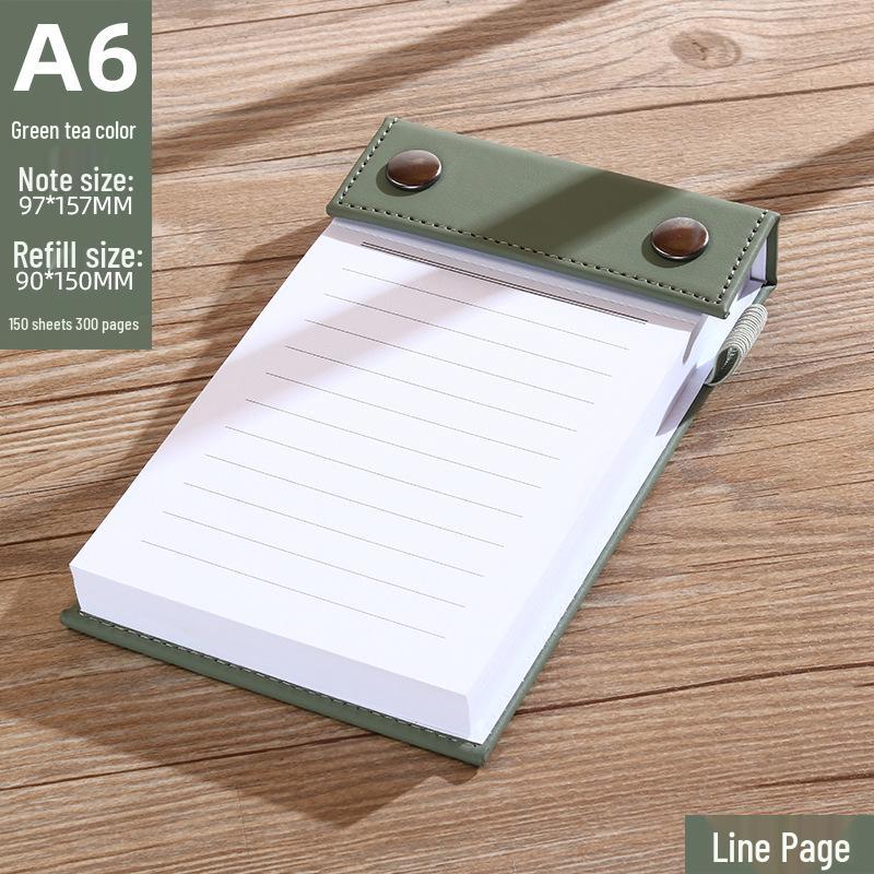 Compact Tear-Off Pocket Notepad - 6 Small Replacement Pads, 48 Pages Each
