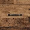 Coffee Table with Drawers Reclaimed Wood Look 49 X 50 X 37 Cm Particleboard