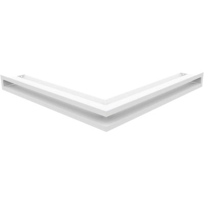 Vent Cover LUFT rohový 56x56x6 bílý Slim