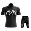 Set Maglia da Ciclismo a Maniche Corte Uomo Donna Traspirante Asciugatura Rapida Abbigliamento per Ciclismo su Strada
