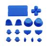 15Pcs/Set Replacement Parts Buttons Kit for Solid Color PS4 Controller Gamepad