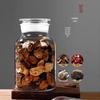 Matte Glass Storage Jar for Aged Tangerine Peel