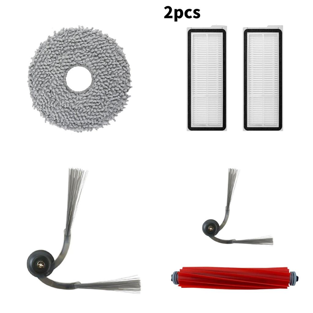 For Roborock Qv35a Qr598 Qr798 Robot Vacuum Parts Set With Main Brush Side Brushes Filters For Household Cleaning