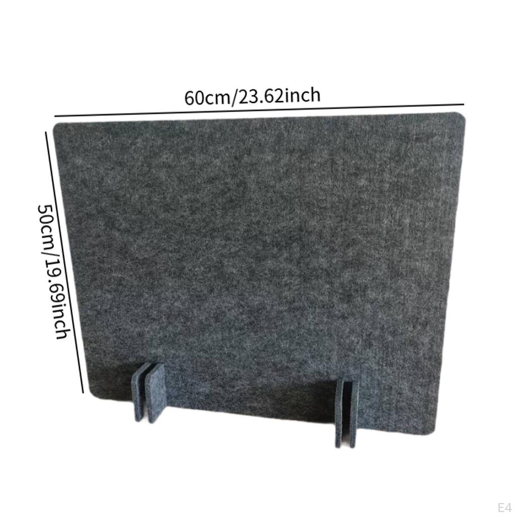 Acoustic Desk Divider Partition Desktop Board Visual Distractions Reducing Privacy