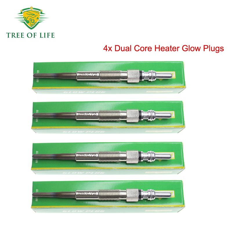 4.4V Dual Core Heater Glow Plugs 96440144 For Chevrolet Captiva (C100,C140) 2.0 D Cruze (J300) 2.0 CDi 2007 2008 2009 2010 2011