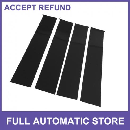 

4Pcs Door Pillar Window Trim for Chevy Silverado 14-19 Black