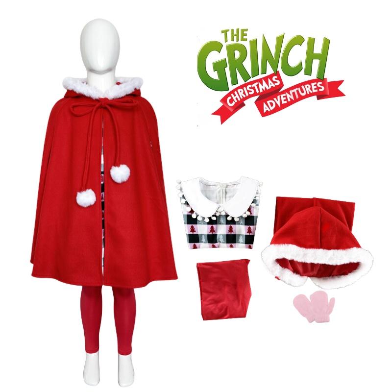Christmas Grinch Sindey Cosplay Costume For Kids And Adults Cute And Lovely Style