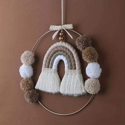 1Pc Nordic Style Rainbow Wall Decoration, Can Be Used for Interior Decoration, Children's Room Decoration, Homestay Decoration