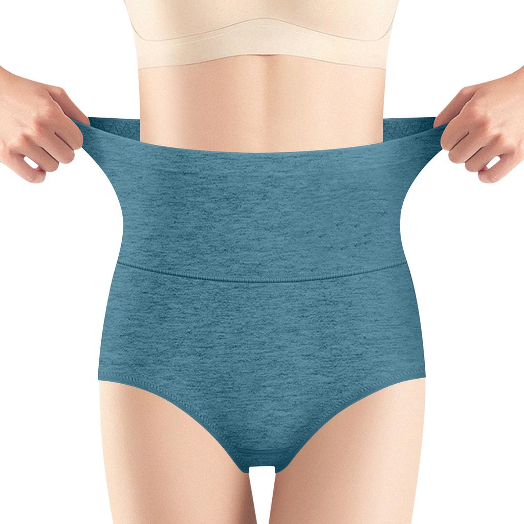 Damen Hohe Taille Bauchkontrolle und Po-Hebende Tanga-Slips