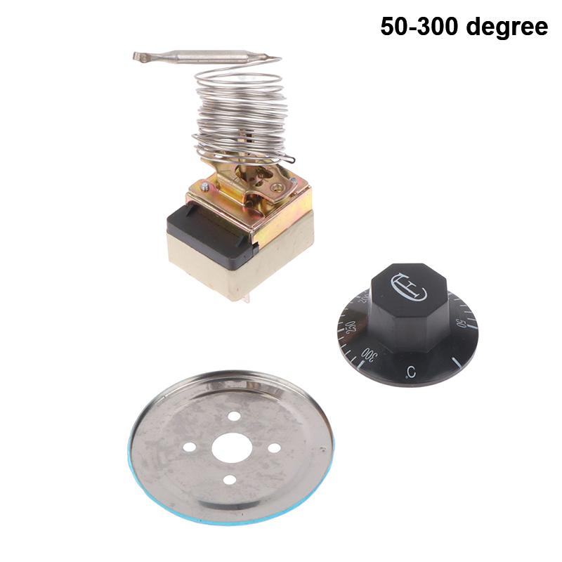 30-110 50-300 Celsius Degree Switch Adjust Knob Temperature Controller Capillary Thermostat Switch Oven Water Heater