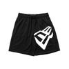 New Era Sports Shorts Flag Logo Letter Print Elastic Casual Shorts Unisex Shorts Black 12375748