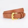 Womens Leather Waist Belt For Jeans Casual Fashion With Metal Buckle For Office And Daily Use