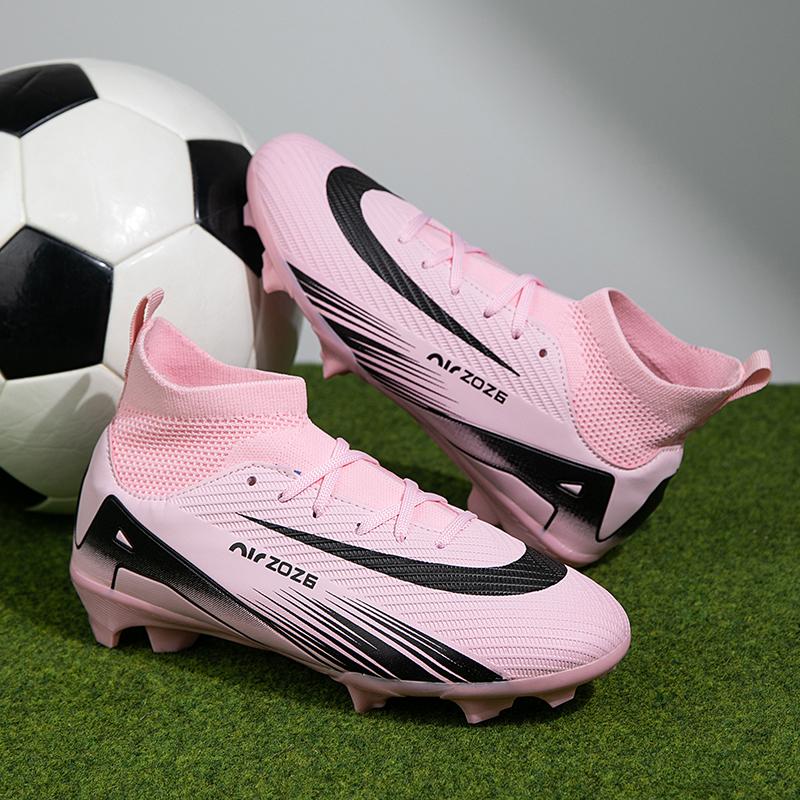 Outdoor Men Football Field Boots Grass Training Professional Football Shoes Long Spikes Fast Soccer Shoes Society Cleats Sneaker