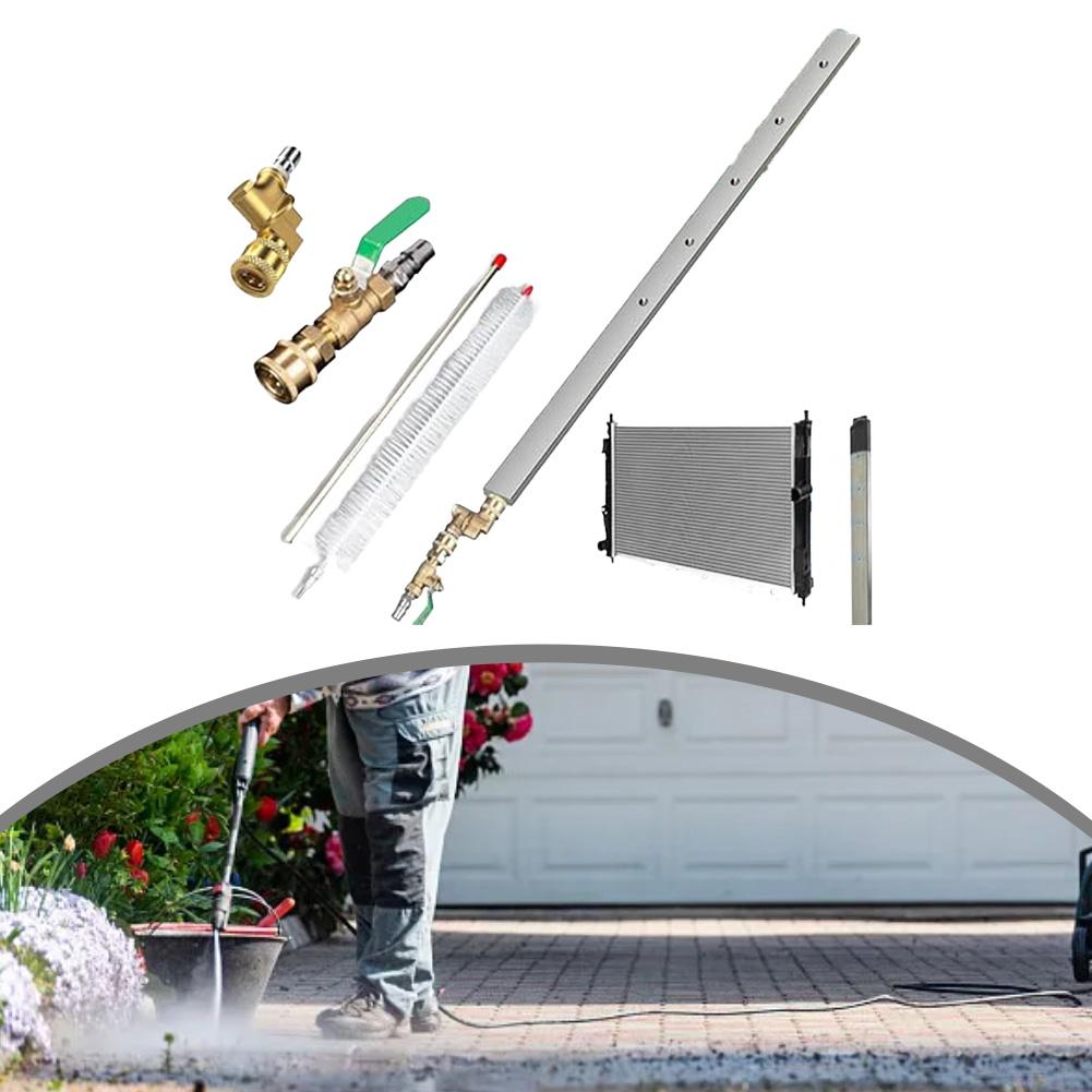 24" Hochdruck-Kühlkörperreinigungsstabwerkzeug - 4500 PSI für schwer zugängliche Stellen Gartenwerkzeugzubehör Haushaltswaren