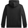 Polo Ralph Lauren SS24 Large Logo Letter Print Hooded Long Sleeve Sweatshirt Unisex Sweatshirt Black MNPOKNI16821962-001