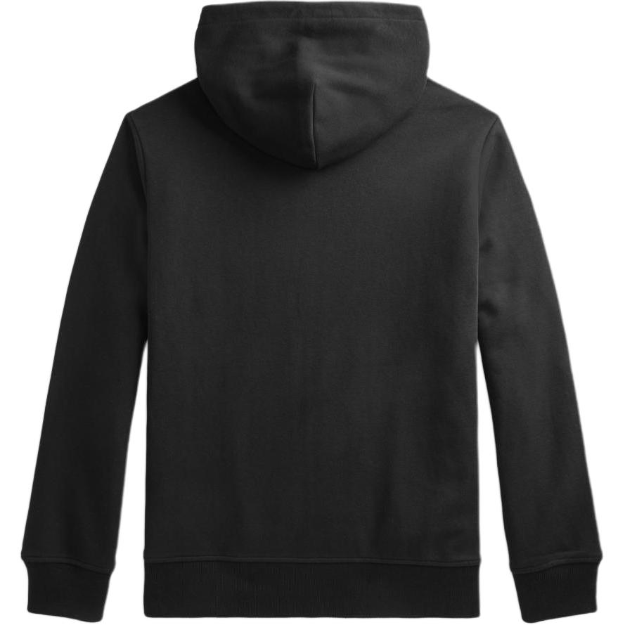 Polo Ralph Lauren SS24 Large Logo Letter Print Hooded Long Sleeve Sweatshirt Unisex Sweatshirt Black MNPOKNI16821962-001