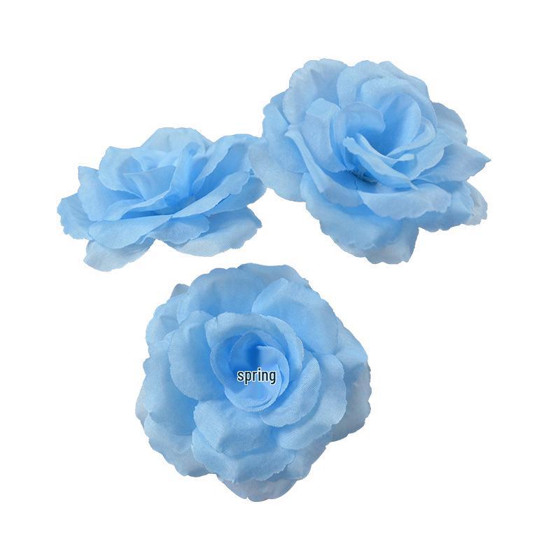 8CM Silk Rose Flowers for Wall, Box Projects, Scenery, Weddings, Flower Balls, and Ceiling Decor
