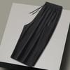 Ice Silk Cropped Pants Men's Sports Shorts Large Size Loose Medium Pants Men's Quick-drying Casual Pants