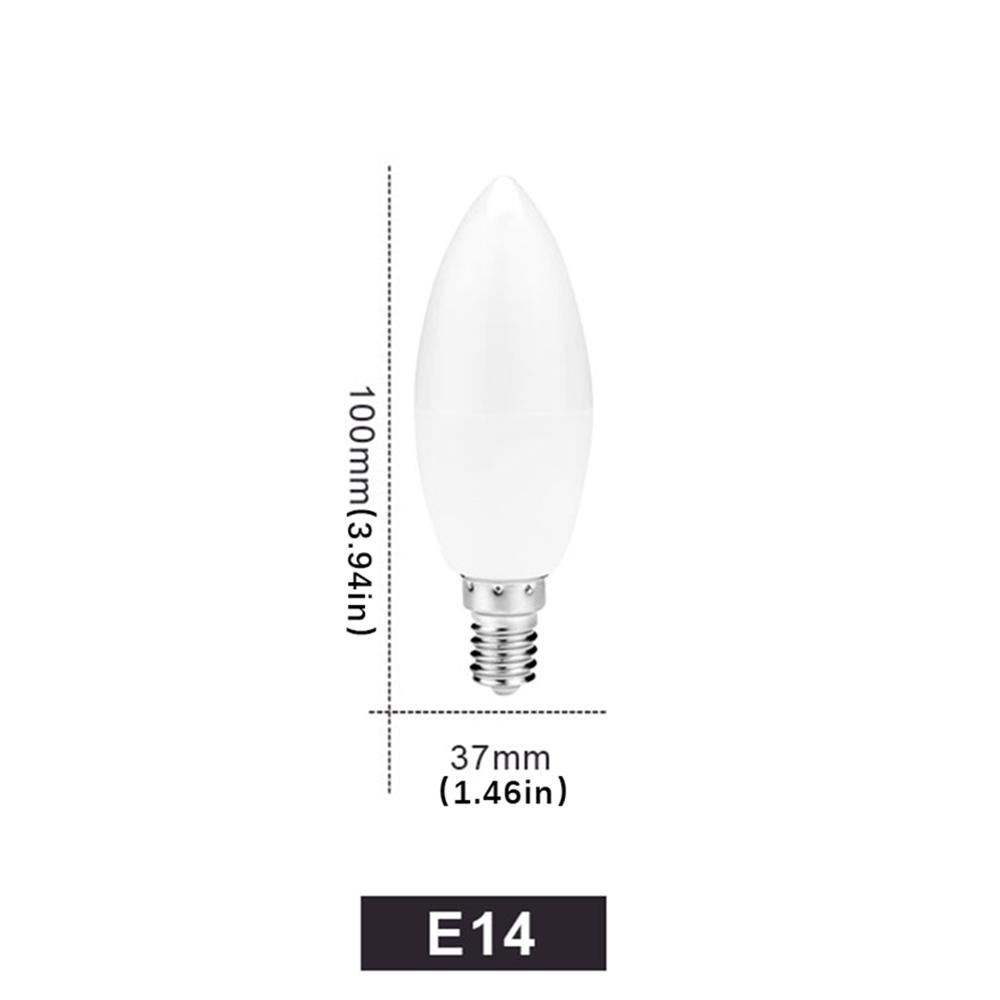 10pcs E27 E14 Led Bulb 220V Candle Bulb Energy Saving Lamp 3W 6W 9W Led Chandelier Light Spotlight Led for Home Decoration