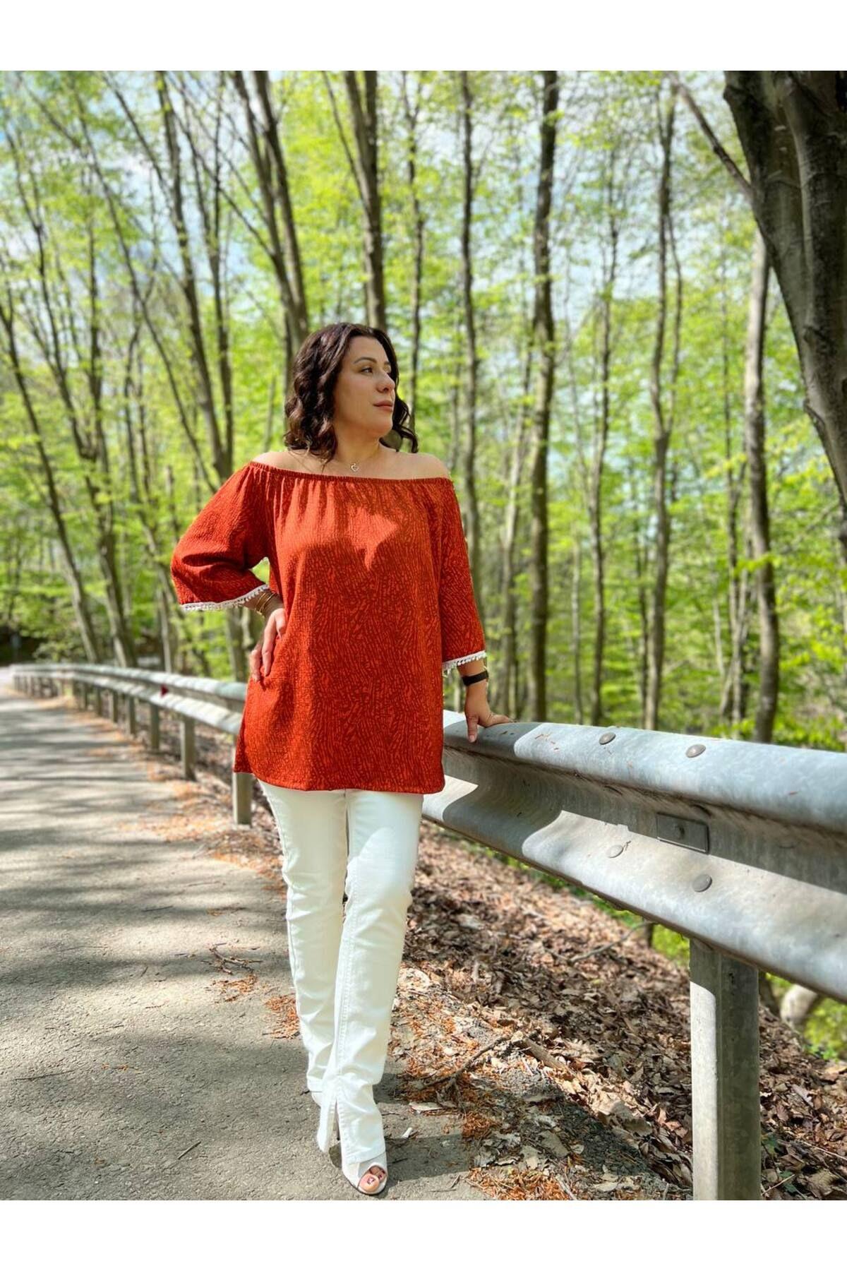 

Women s Big Size Blouse Tile Madonna Collar Tassel Blouse 2XL