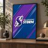 Melbourne Storm Diamond Painting Kit 5D Full Drill DIY Diamond Mosaic Wall Art Home Decor